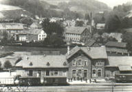 Bahnhof Niederseßmar 1887