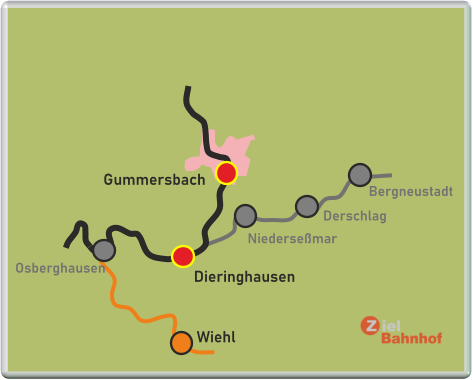 Gummersbach Dieringhausen Niederseßmar Derschlag Bergneustadt Osberghausen Wiehl